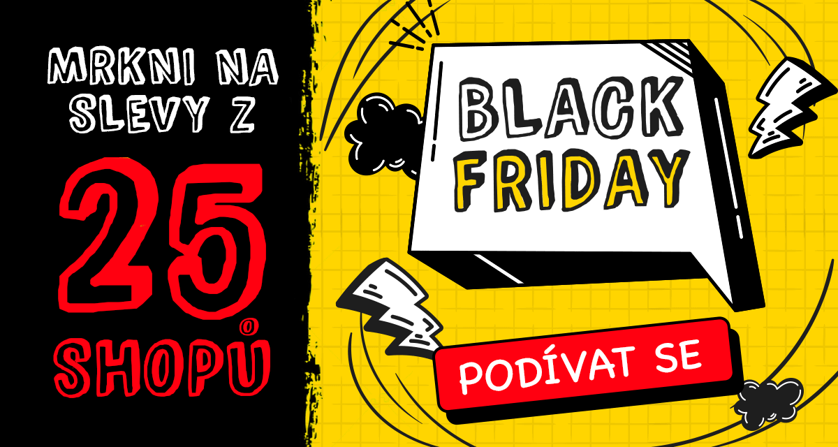 Black Friday 2020: 25 e-shopů na jednom místě