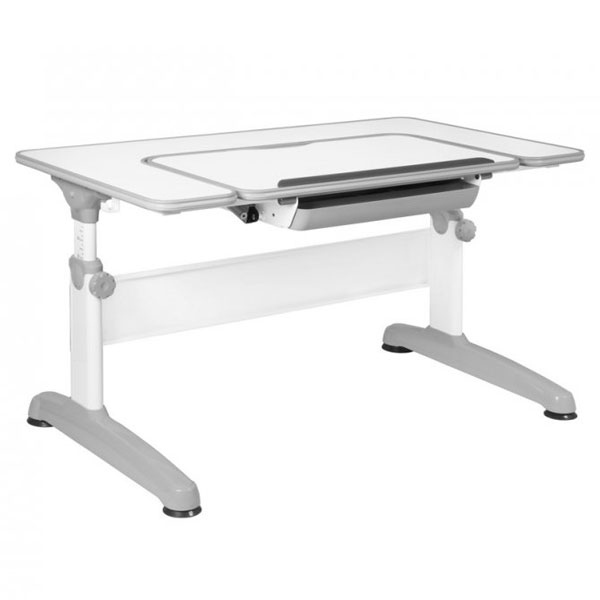 jjak vybrat psací stůl pro děti - rostoucí, kvalitní, bílý, šedý, nastavitelsný, ergonomický