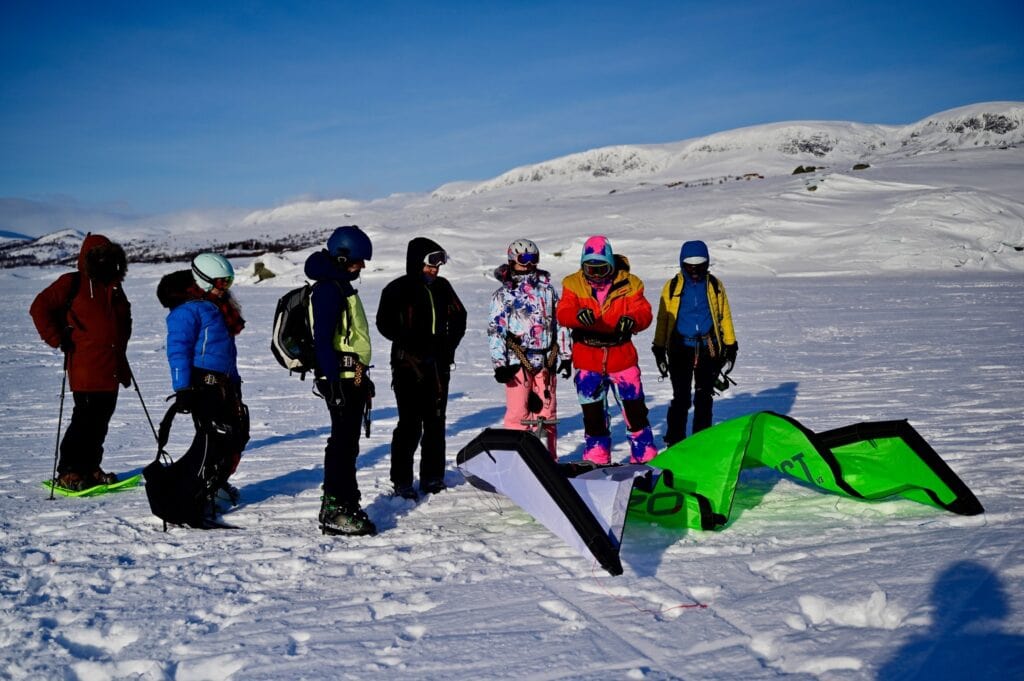 Snowkiting Norsko, kurz od Upwind.cz