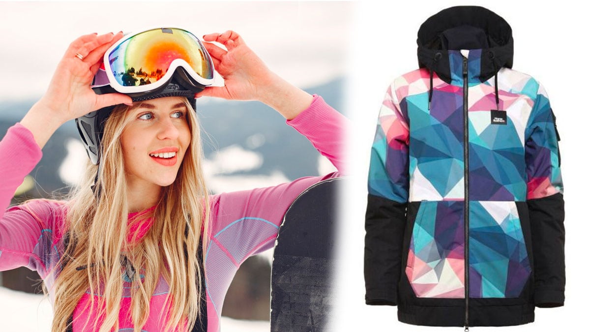 dámská snowboardová bunda Horsefeathers růžová modrá černá 