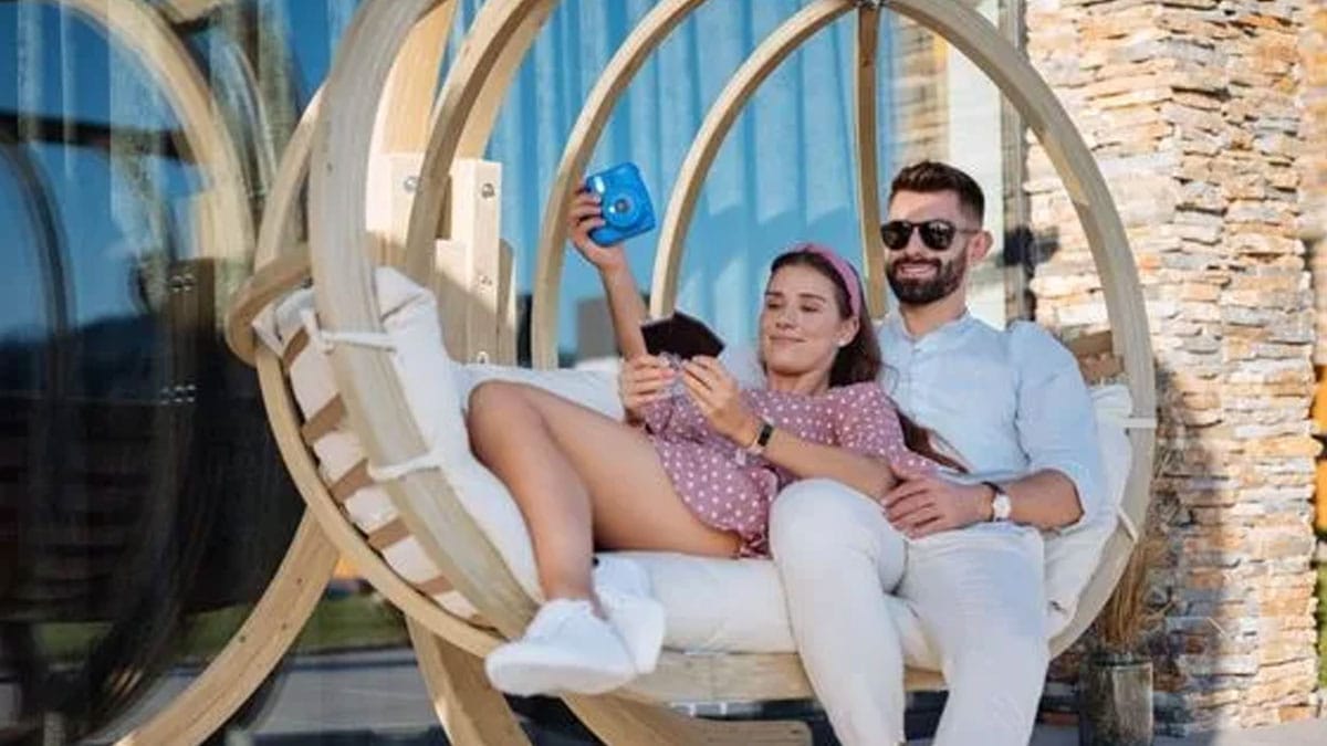 houpací kreslo na zahradu designové moderní dřevěné luxusní nejlepší