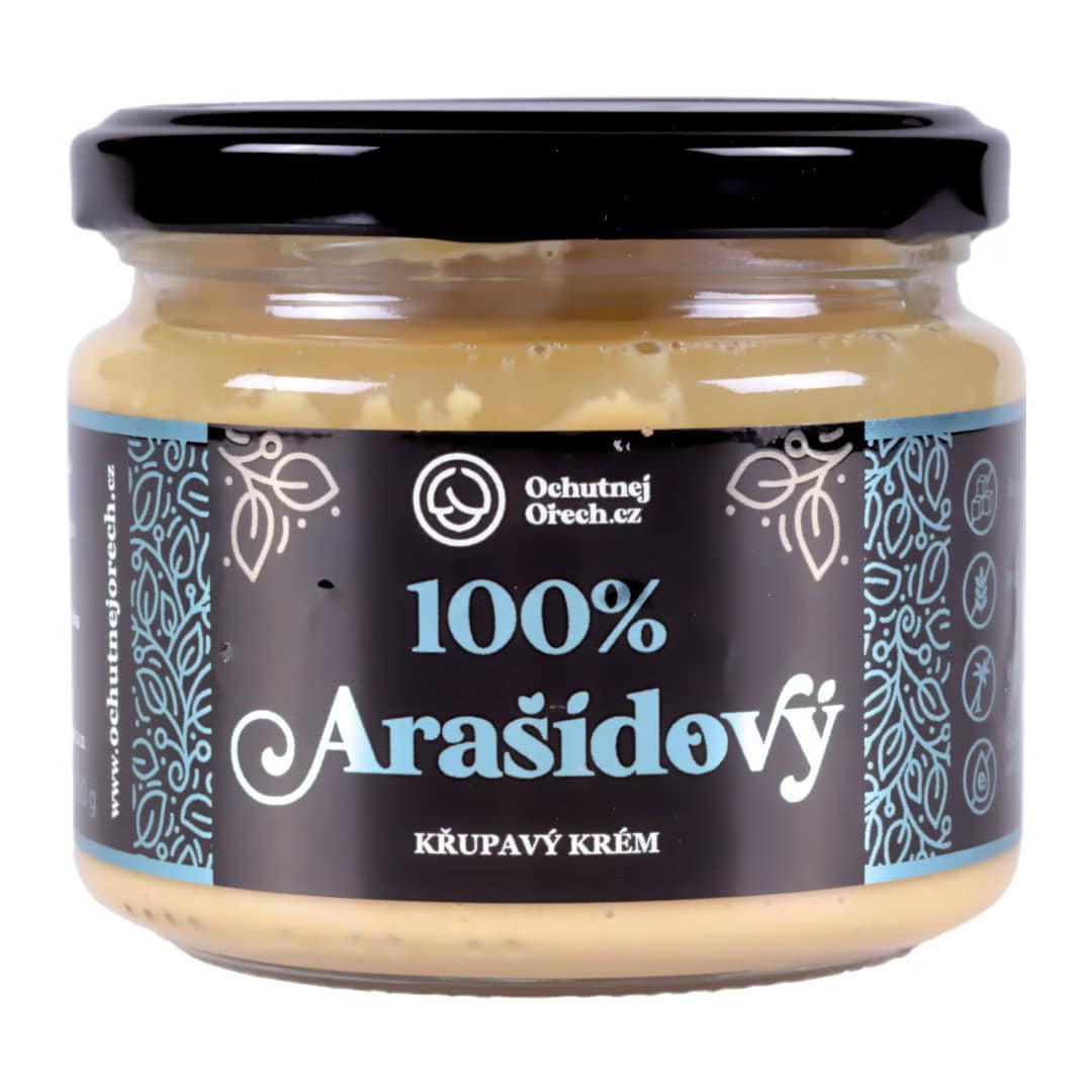 nejlepší arašídové máslo křupavé