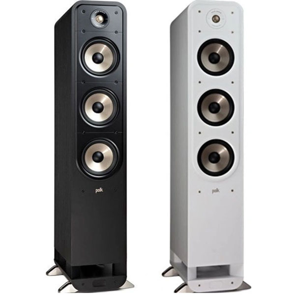 nejlepsi reproduktpry na poslech hudby: Sloupové reproduktory Polk Audio Signature S60e s certifikací Hi-Res Audio a technologií Dynamic Balance pro detailní a čistý zvuk