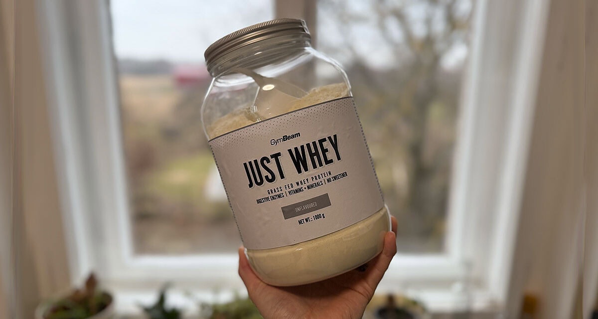 Recenze: GymBeam Just Whey bez příchutě – protein bez zbytečností