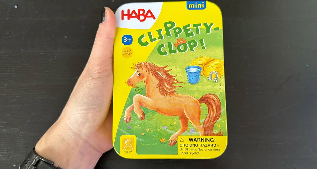 HRA NA CESTY 3+: Recenze Clippety-Clop! (Hop Hop Koník!) od HABA