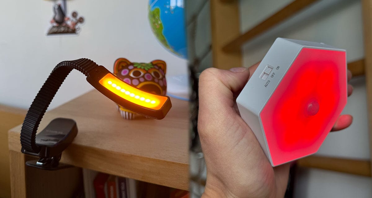 Recenze světel bez modré složky: Červené a oranžové LED