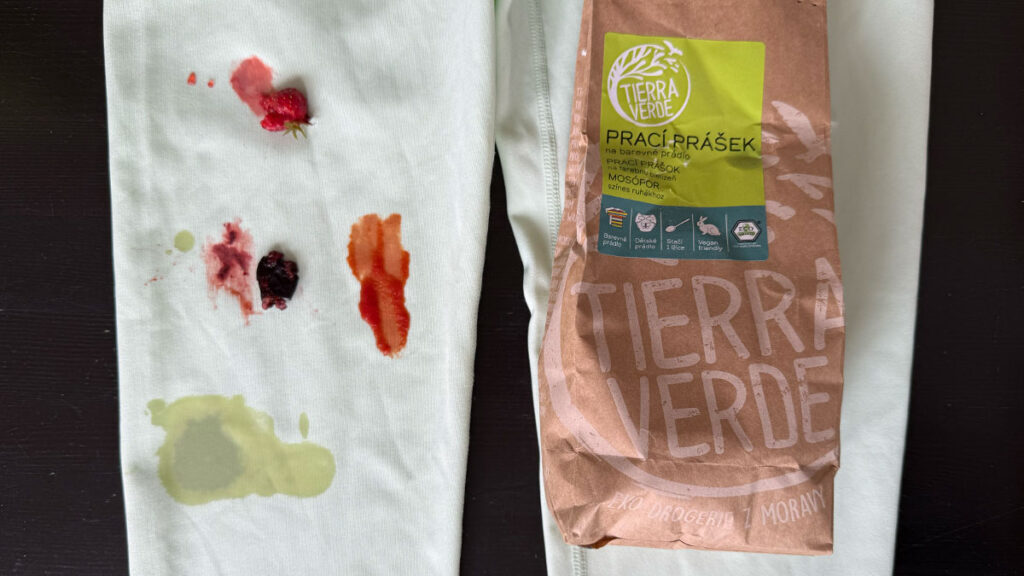 Ekologický prací prášek Tierra Verde – recenze a zkušenosti s praním znečištěného prádla