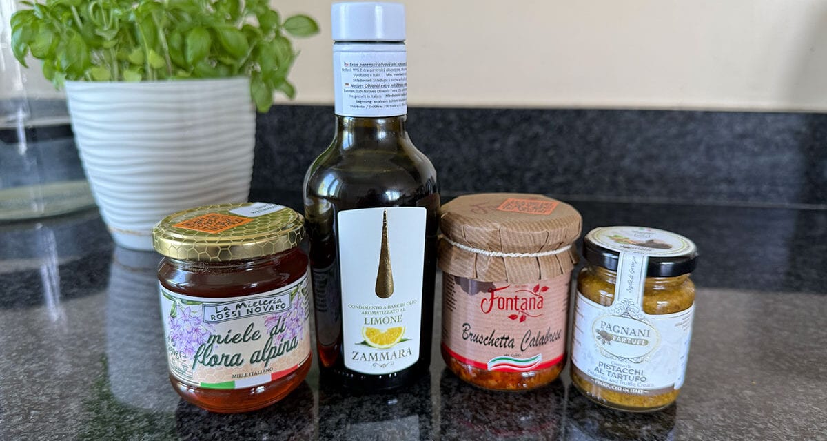 Italské delikatesy z Lanyzshop.cz: Recenze 5 vybraných produktů