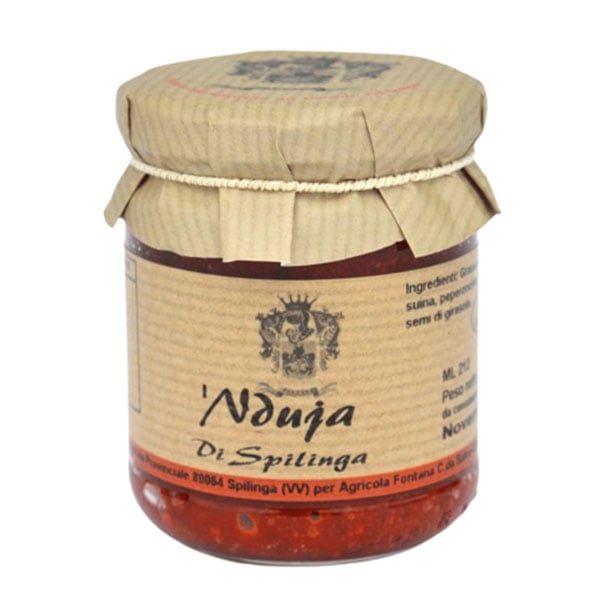 Tradiční kalábrijský salám ’Nduja di Spilinga – pikantní a roztíratelný, k dostání na lanyzshop.cz