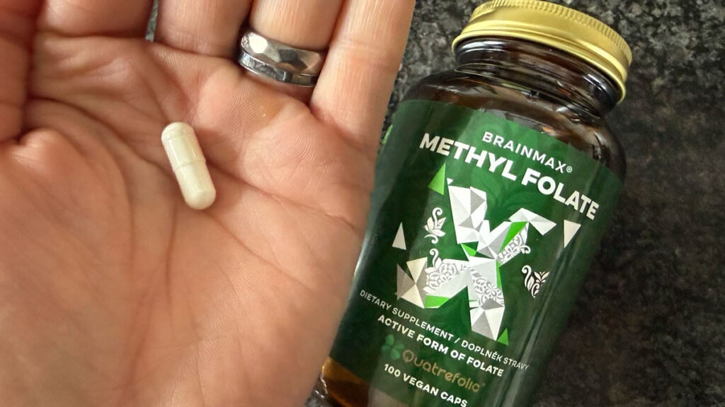 Methyl Folate, kyselina listová, doplněk stravy značky Brainmax, dostupný na brainmarket.cz, recenze na Jaktovybrat.cz